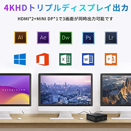 Win11対応 ミニPC デスクトップパソコン 第11世代 Core i7-1165G7