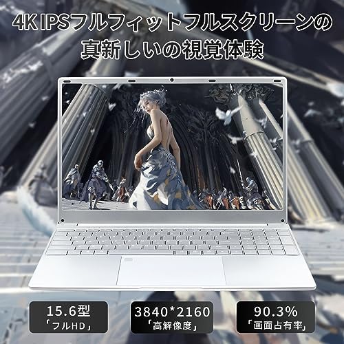 SERYUB 日本上陸ノートパソコン4K液晶スクリーン ラップトップPC 15.6